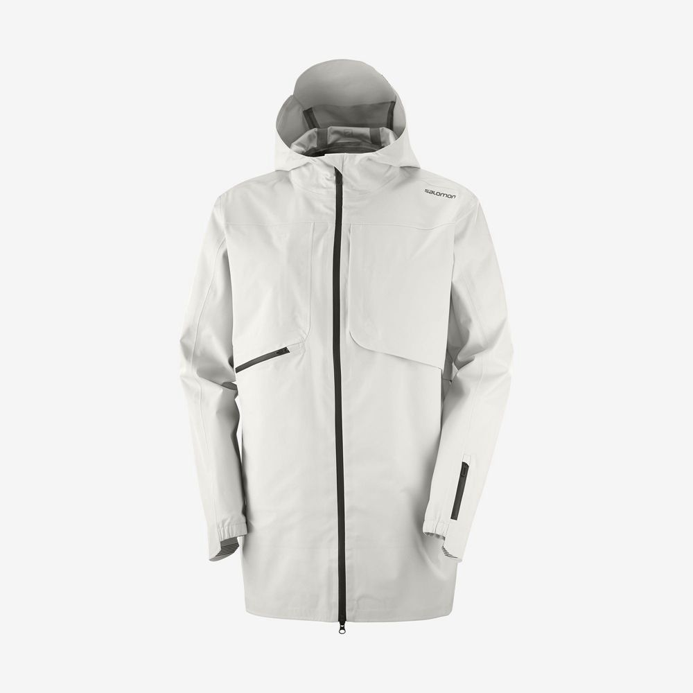 Salomon Jakker Herre Hvide - OUTLIFE WP COMMUTER PARKA M (RDEIQ-1038)